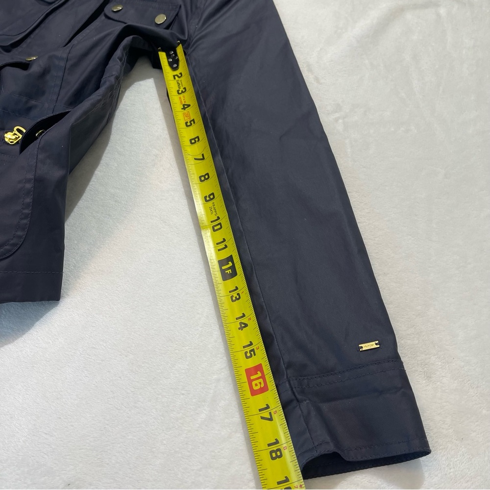 TOMMY HILFIGER SIZE SP Women's Black Utility Jacket - Picture 4 of 10